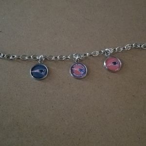 Stainless steel Patriots bracelet